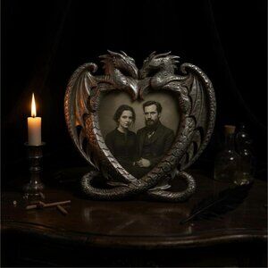 Alchemy Gothic “Coeur Savage” Photo Frame – Heart Frame of the Wild Baroque Goth